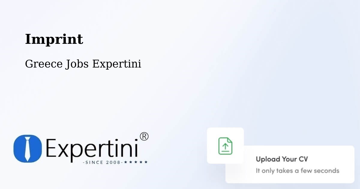 Imprint – Ermióni - Greece Jobs Expertini